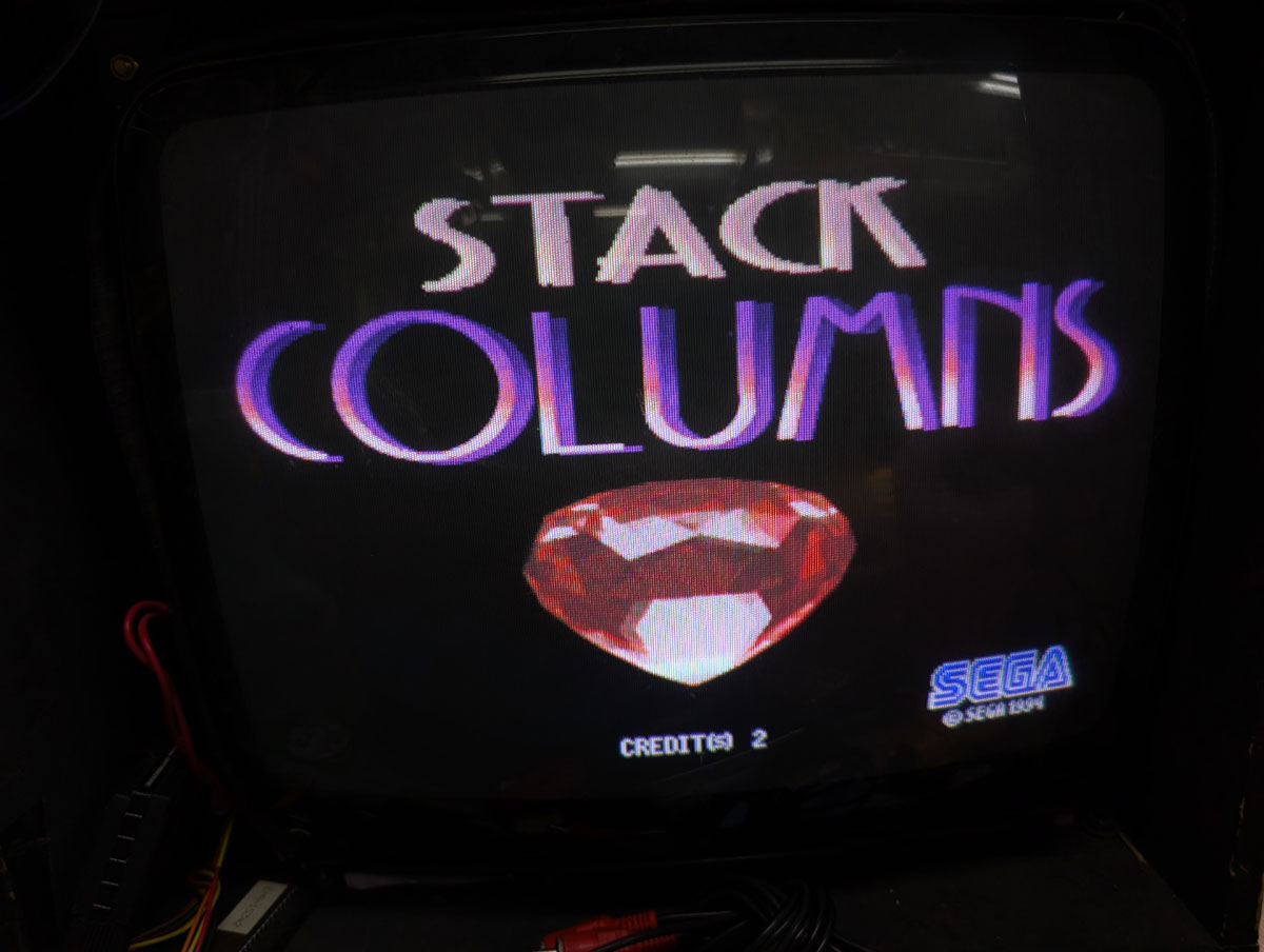 【店頭併売品】（アーケード基板）セガ「スタックコラムス」【AR-3674】
