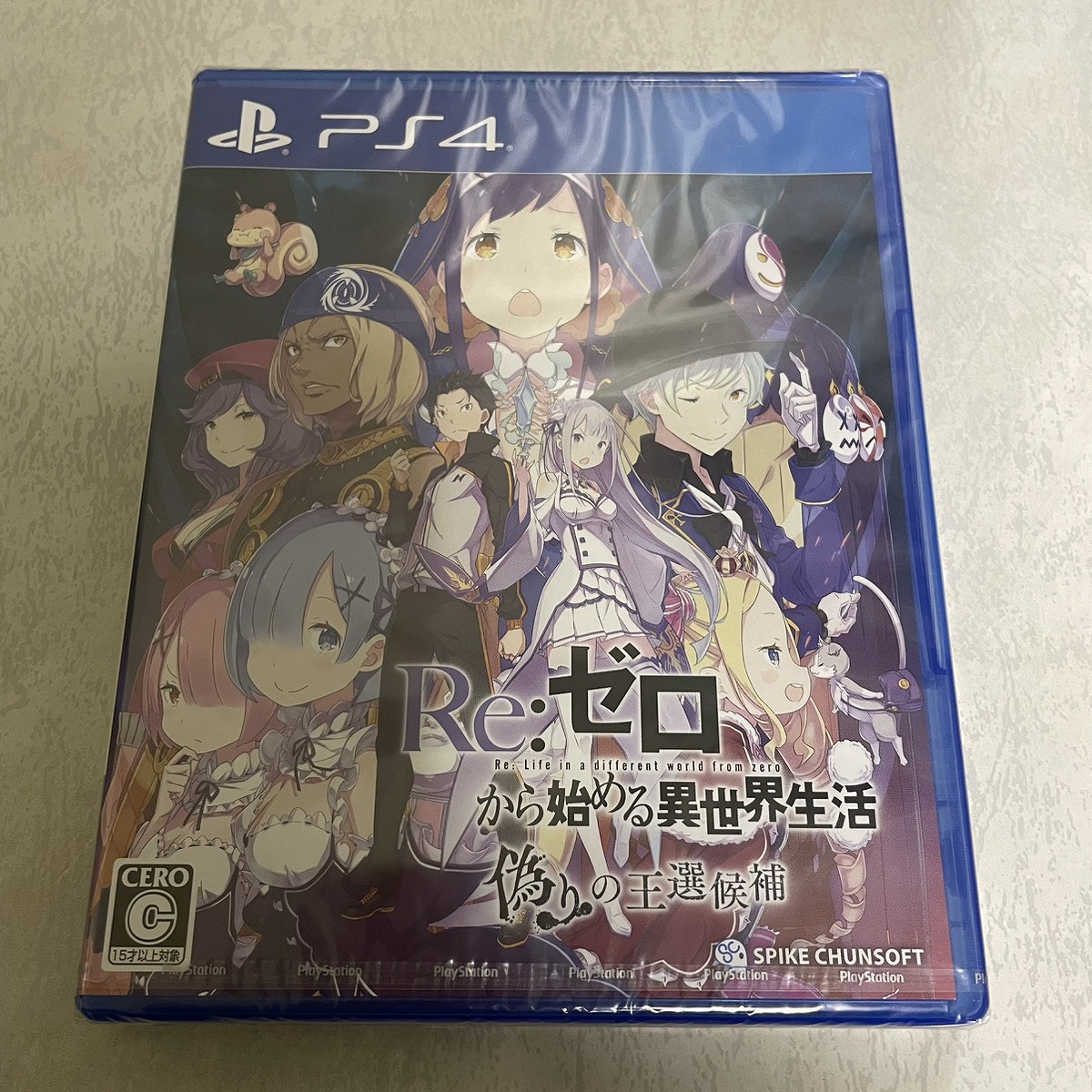 【店頭併売品】（未開封）プレイステーション4「Re：ゼロから始める異世界生活 偽りの王選候補」【IH-1131】