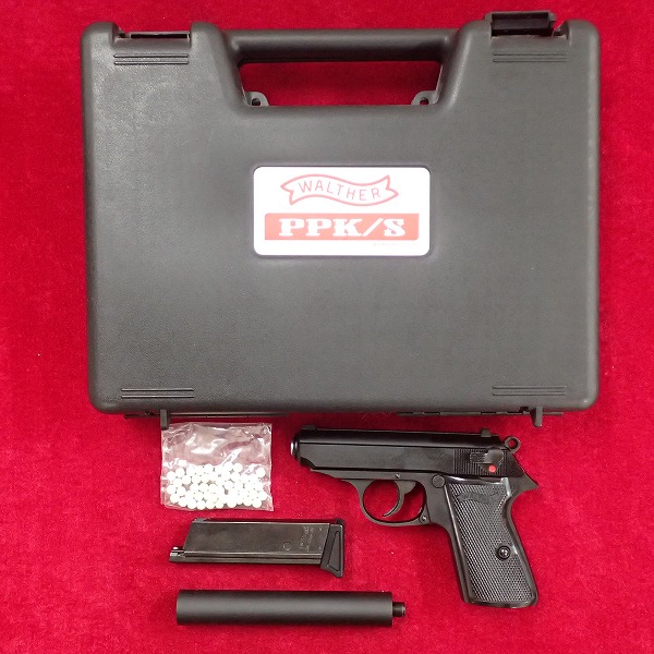 マルゼン ワルサー PPK/S サイレンサー ガスブローバック 現状品