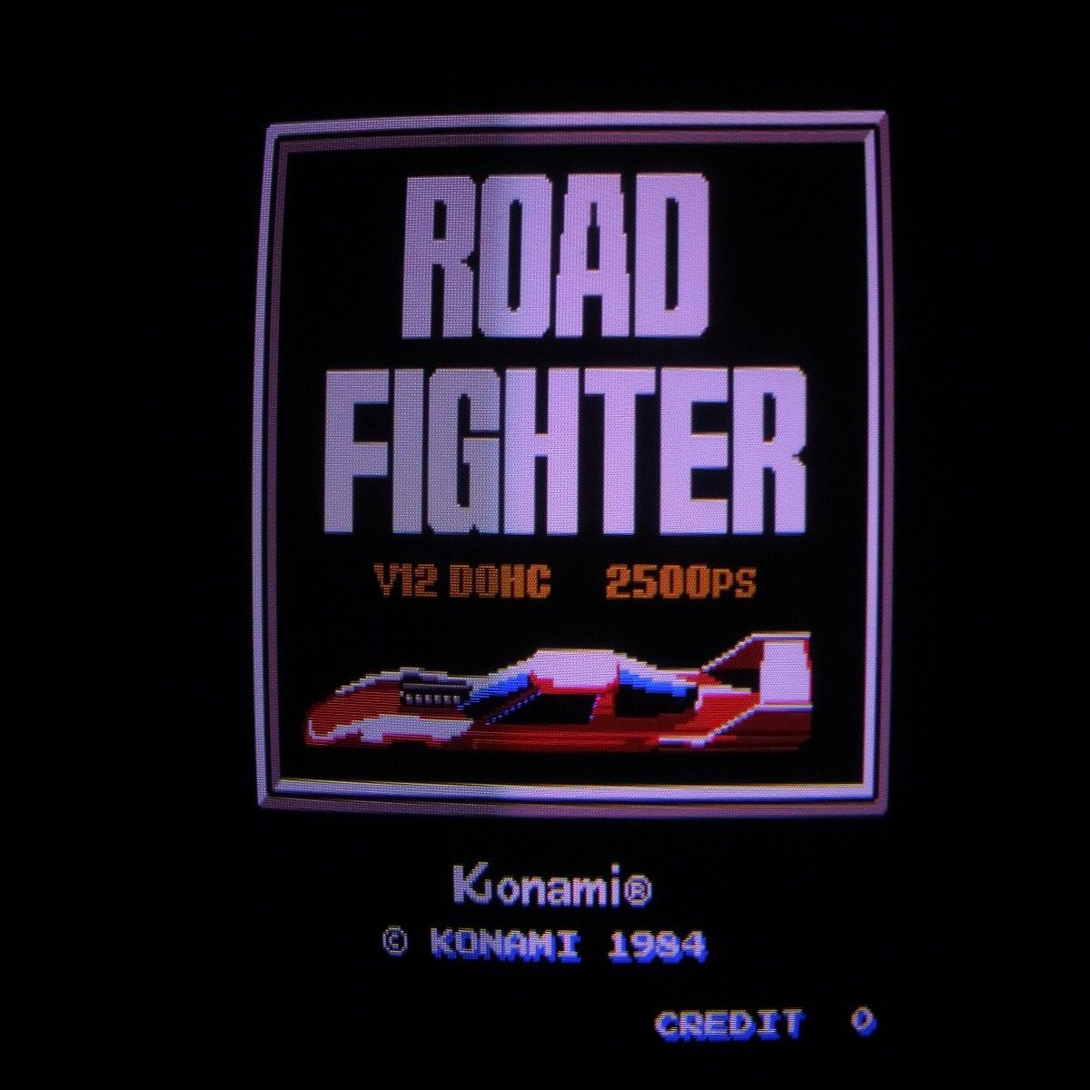 【中古アーケード基板】コナミ/KONAMI ロードファイター ROAD FIGHTER インスト純正