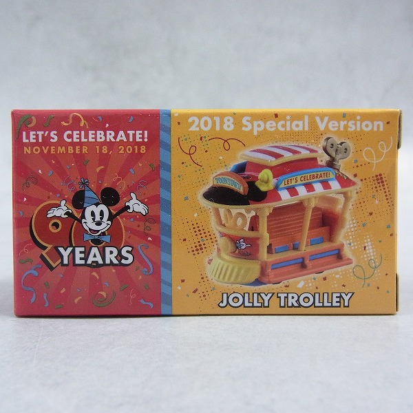 ディズニートミカ 2018 ミッキー90周年 ジョリートロリー