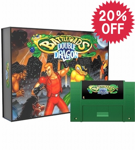 【海外輸入品】[SNES版] BATTLETOADS & DOUBLE DRAGON COLLECTOR'S EDITION