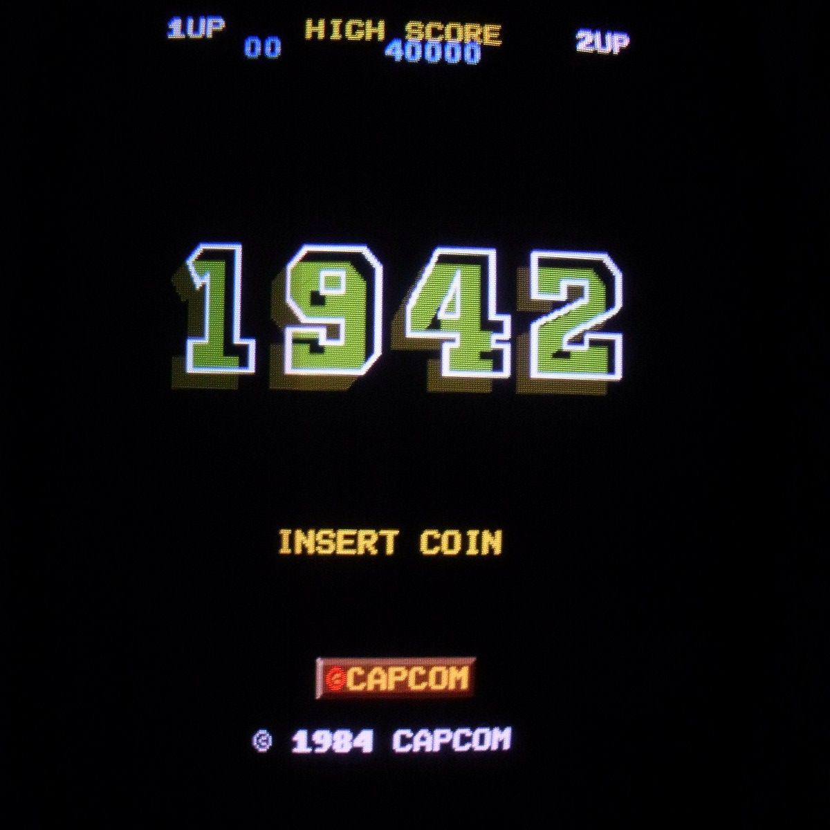 【中古アーケード基板】カプコン/CAPCOM 1942 インスト純正