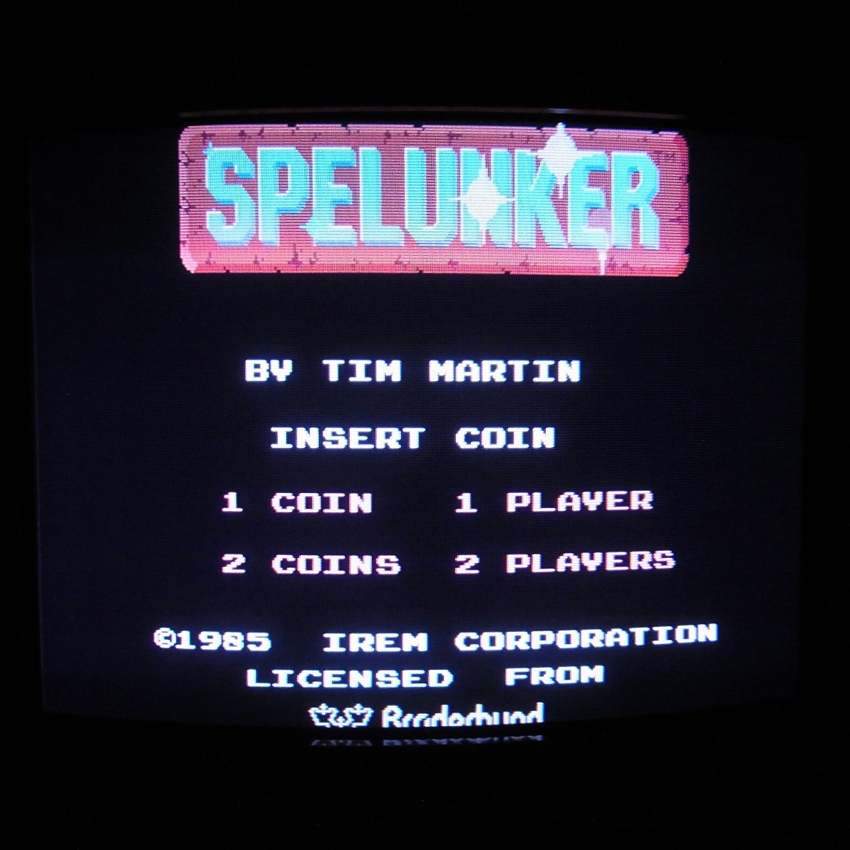 【中古アーケード基板】アイレム/irem スペランカー SPELUNKER