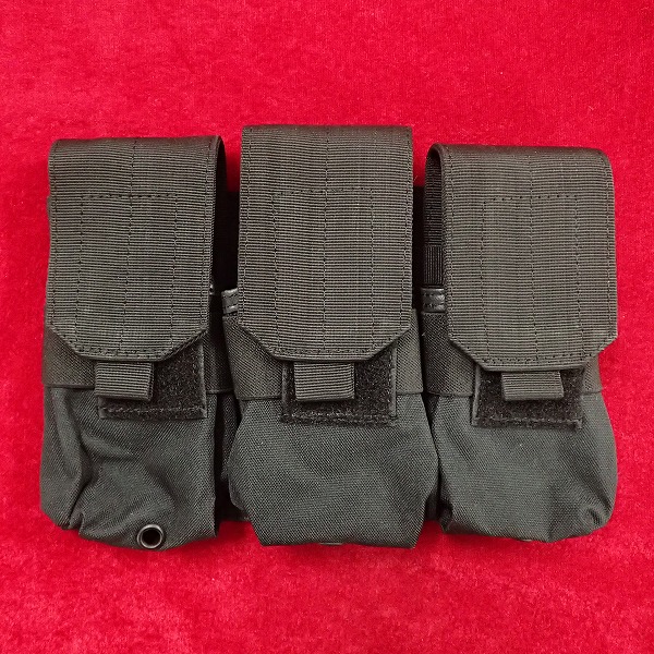 ライラクス ゴーストギア M4 3連 マガジンポーチ 黒