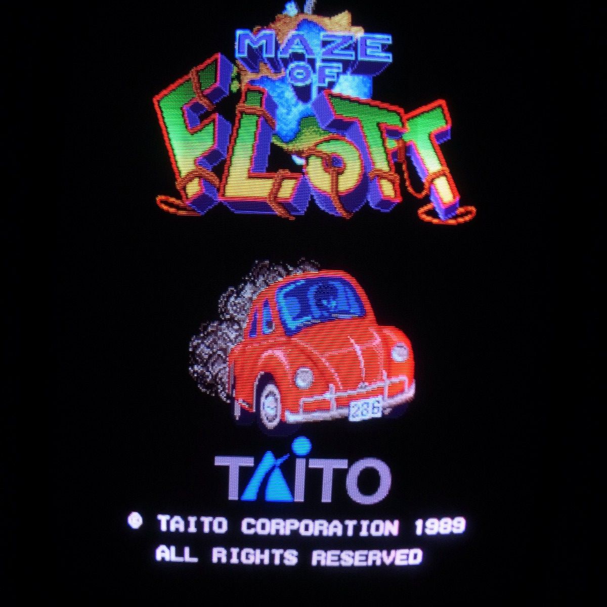 【中古アーケード基板】タイトー/TAITO メイズ オブ フロット MAZE OF FLOTT