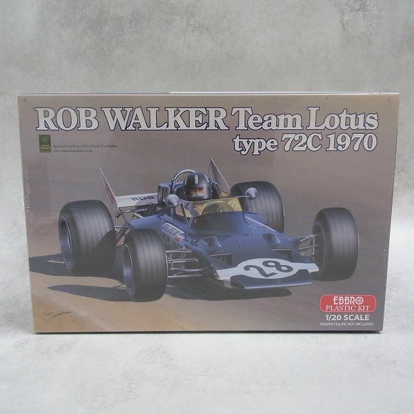 エブロ 1/20 ロブ・ウォーカー チーム ロータス タイプ 72C 1970