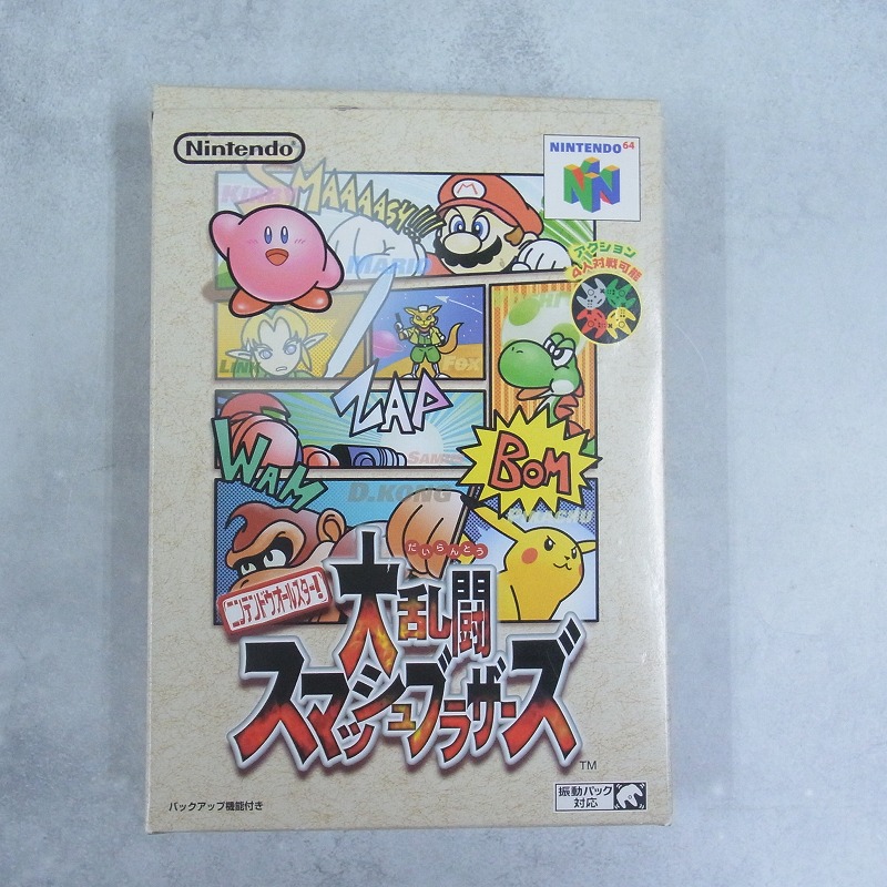【中古ソフト】NINTENDO 64│ ニンテンドウオールスター!大乱闘スマッシュブラザーズ