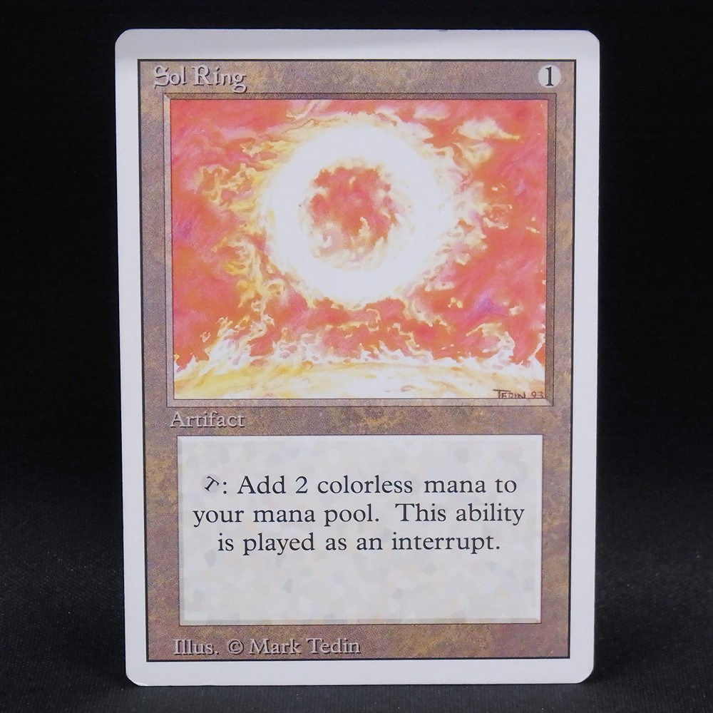◆【中古MTG】マジックザギャザリング│太陽の指輪/Sol Ring【3ED/EN】