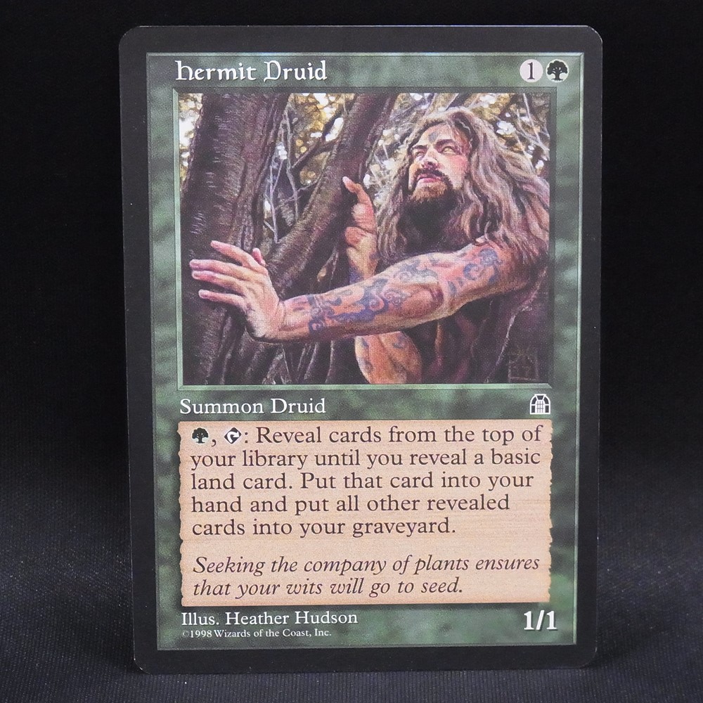 ◆【中古MTG】マジックザギャザリング│隠遁ドルイド/Hermit Druid【STH/EN】