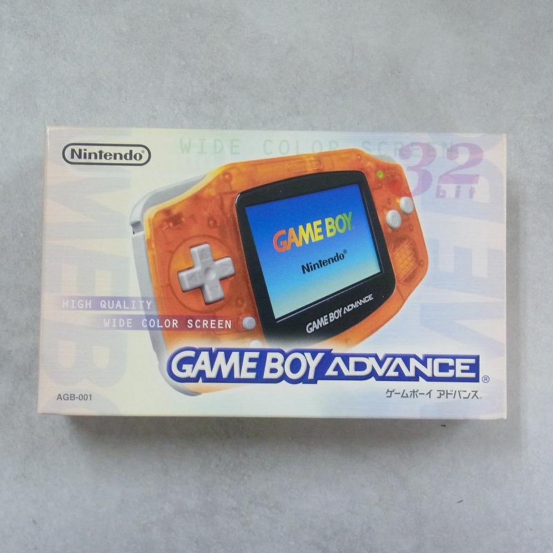 【中古ハード】ゲームボーイアドバンス│本体 クリアオレンジ&クリアブラック
