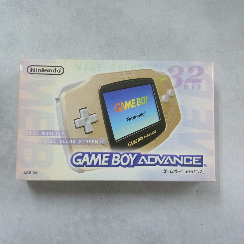 【中古ハード】ゲームボーイアドバンス│本体 ゴールド