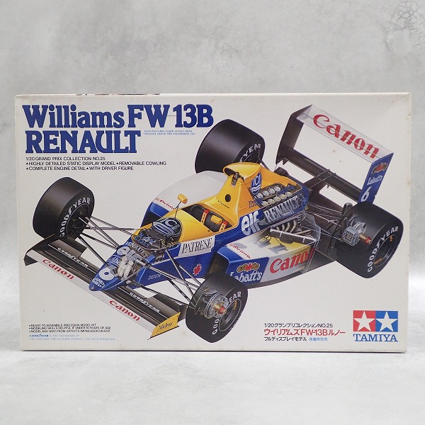 タミヤ 1/20 ウィリアムズ FW-13B ルノー 20025