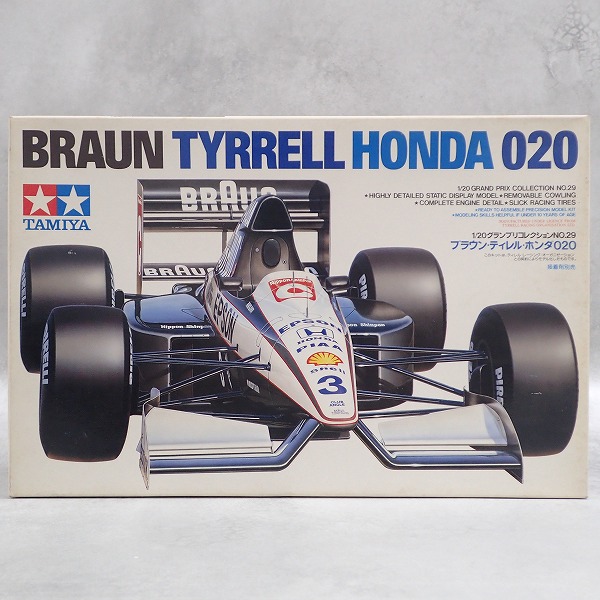 タミヤ 1/20 ブラウン ティレル ホンダ 020 20029 デカール欠品