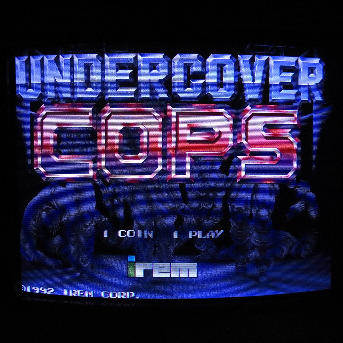 【中古アーケード基板】アイレム/irem アンダーカバーコップス UNDERCOVER COPS 電解コンデンサ全交換済 イン取純正