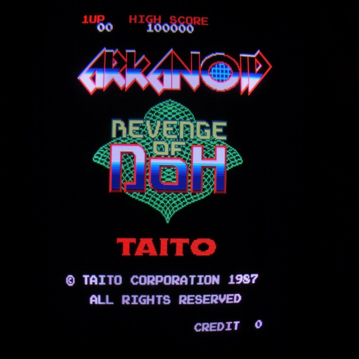 【中古アーケード基板】タイトー/TAITO アルカノイド リベンジオブD・O・H ARKANOID REVENGE of DOH