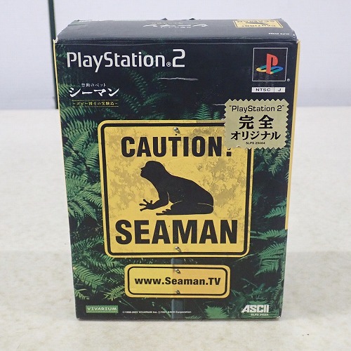 【中古ソフト】PS2 | 禁断のペット シーマン ガゼー博士の実験島 シーマイクコントローラ同梱版