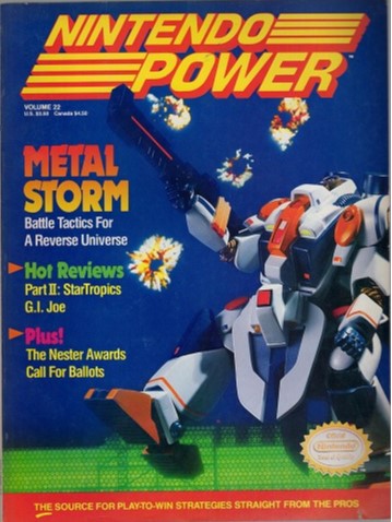 【中古書籍】NINTENDO POWER MAGAZINE Vol.22 March