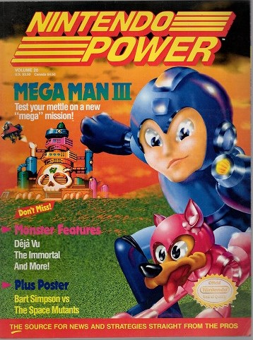 【中古書籍】NINTENDO POWER MAGAZINE Vol.20 January