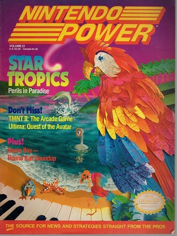 【中古書籍】NINTENDO POWER MAGAZINE Vol.21 February