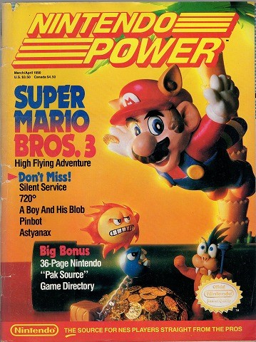 【中古書籍】NINTENDO POWER Magazine March April 1990