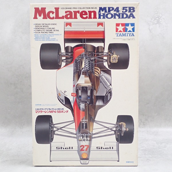 タミヤ 1/20 マクラーレン MP4/5B ホンダ 20026