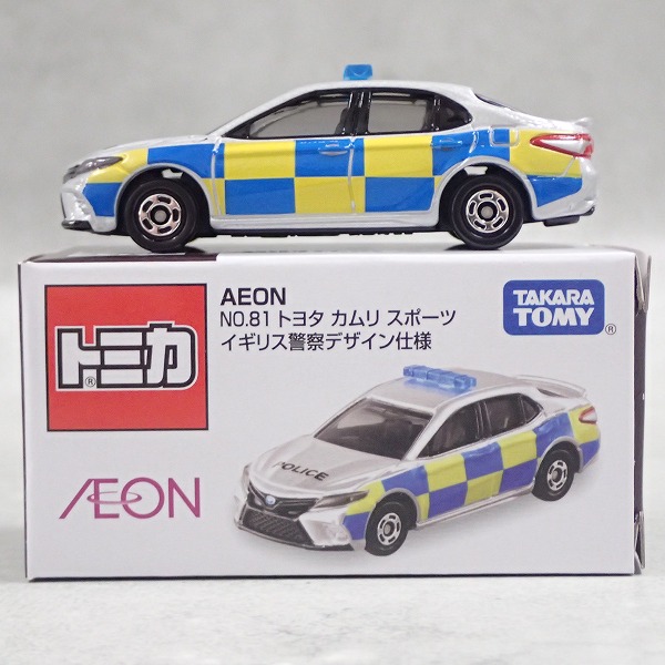 トミカ AEON No.81 トヨタ カムリ スポーツ イギリス警察デザイン仕様