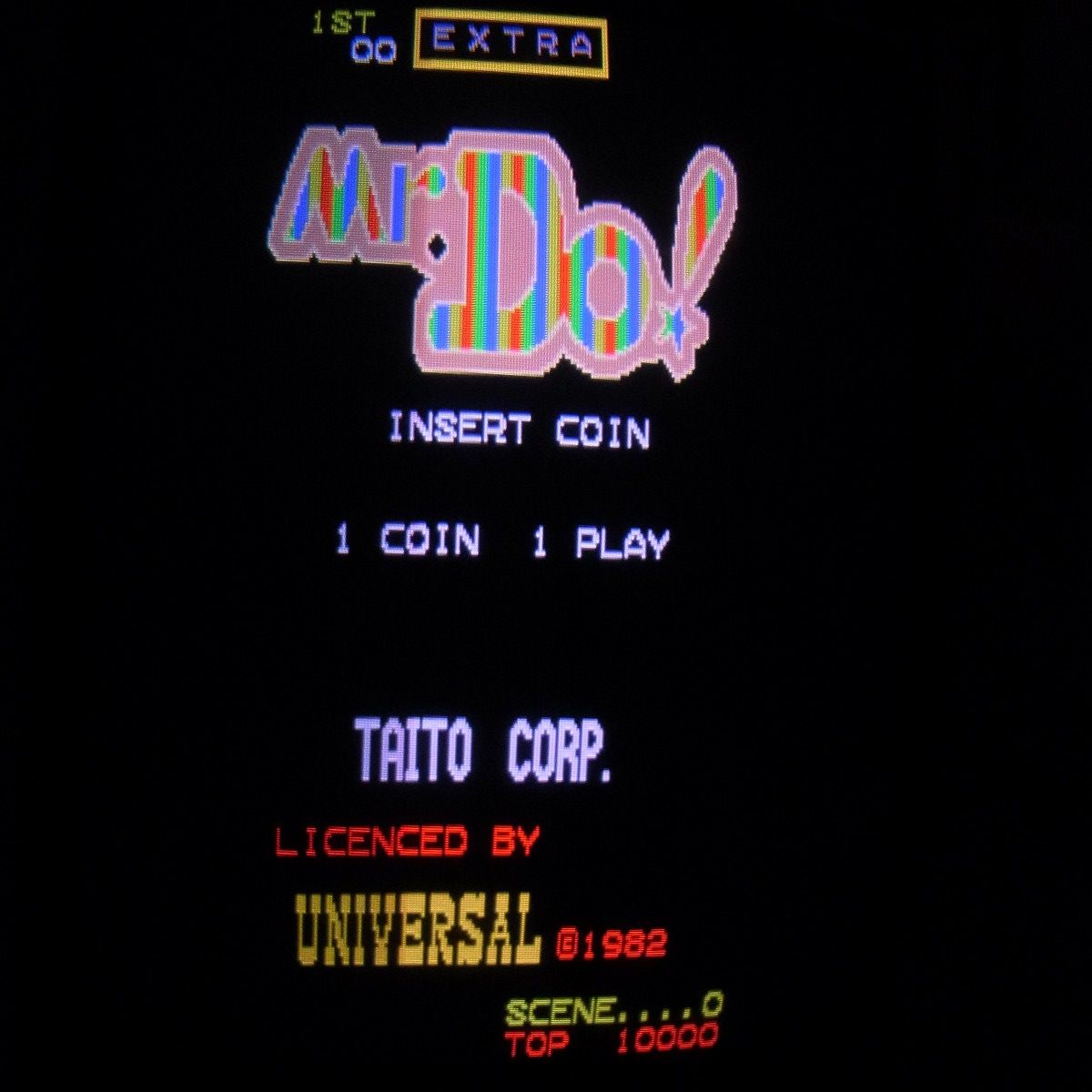 【中古アーケード基板】ユニバーサル/タイトー ミスタードゥ Mr. Do! UNIVERSAL TAITO