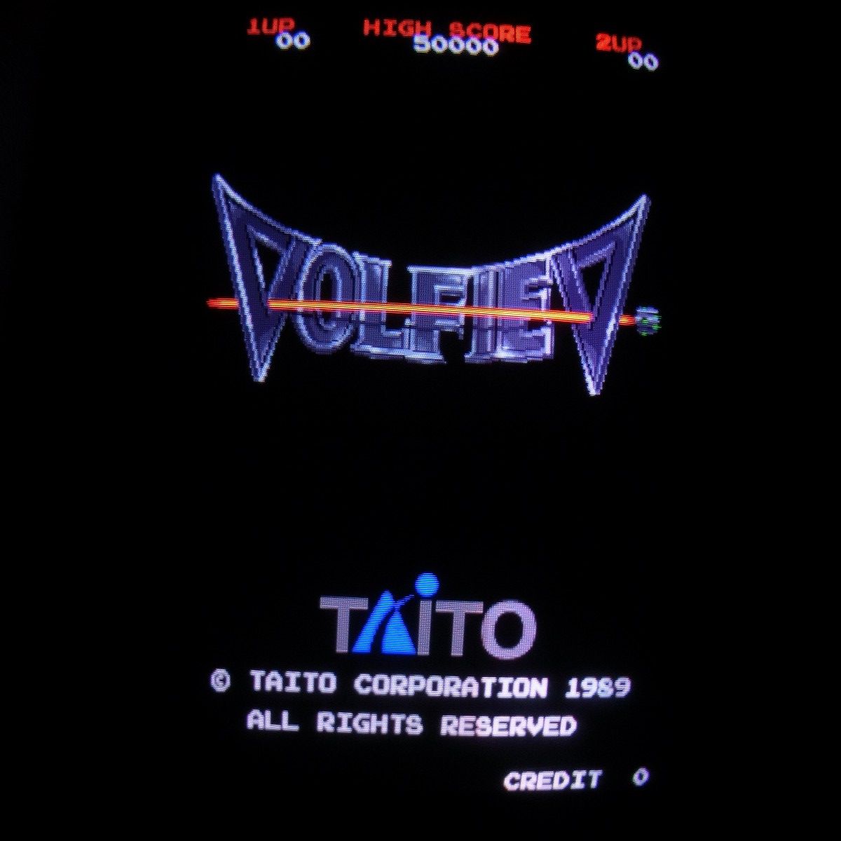 【中古アーケード基板】タイトー/TAITO ヴォルフィード VOLFIED インスト帯純正