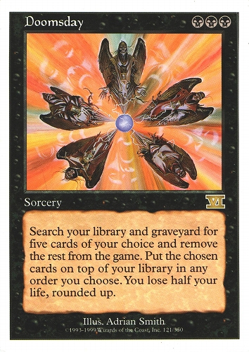 中古MTG【6ED】最後の審判 / Doomsday《英》（MTG/マジック:ザ・ギャザリング）【管理:M0795】