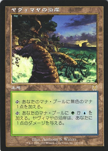 中古MTG【APC】ヤヴィマヤの沿岸 / Yavimaya Coast《日》（MTG/マジック:ザ・ギャザリング）【管理:M0869A】