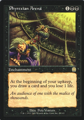 中古MTG【APC】ファイレクシアの闘技場 / Phyrexian Arena《英》（MTG/マジック:ザ・ギャザリング）【管理:M0870A】