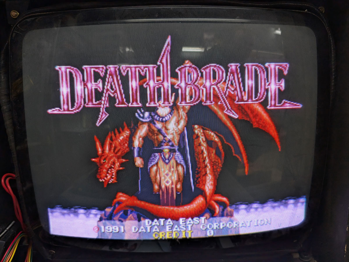 【店頭併売品】（アーケード基板）データイースト「デスブレイド」【AR-3696】