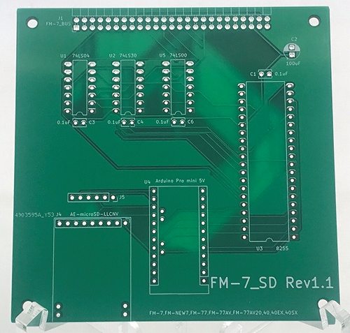 FM-7_SD Rev1.1基板 / yanataka