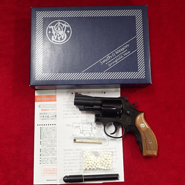タナカ S&W M19 コンバットマグナム 2.5インチ Ver.3 HW 木製グリップ ガスリボルバー