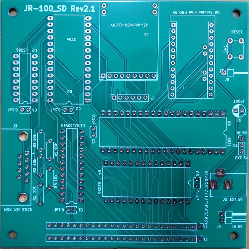 JR-100_SD Rev2.1基板 / yanataka