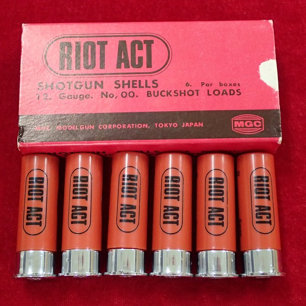 MGC ライアットショットガン M31-RS2 ショットシェル 6発 レッド