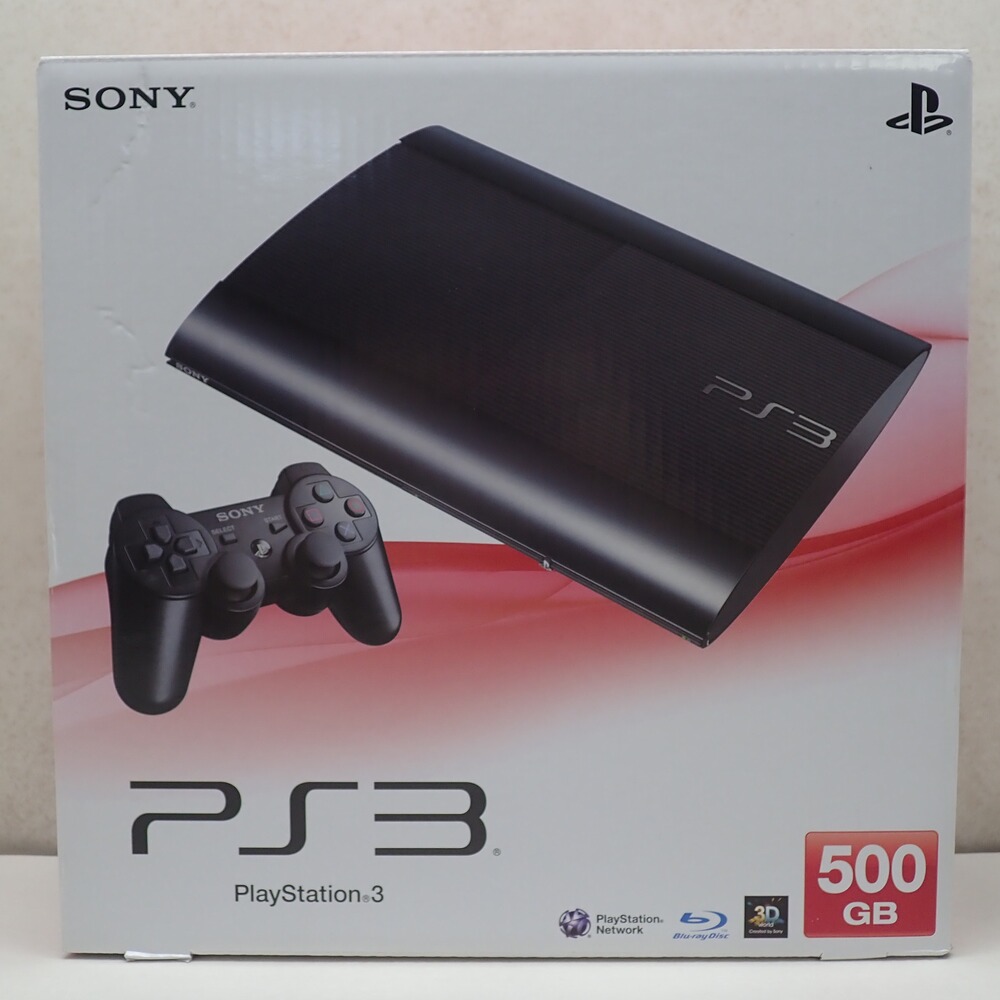 【中古ハード】 PS3│PlayStation3 CECH-4200C 500GB チャコール・ブラック 本体