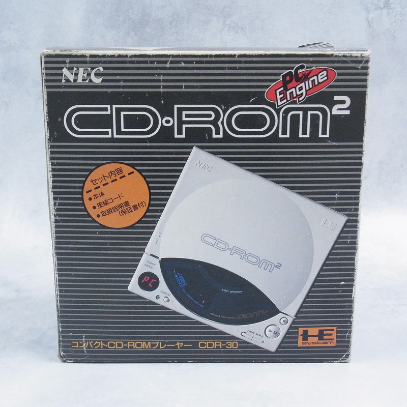 【中古ハード】PCエンジン│コンパクトCD-ROMプレーヤー CDR-30 / 修理品