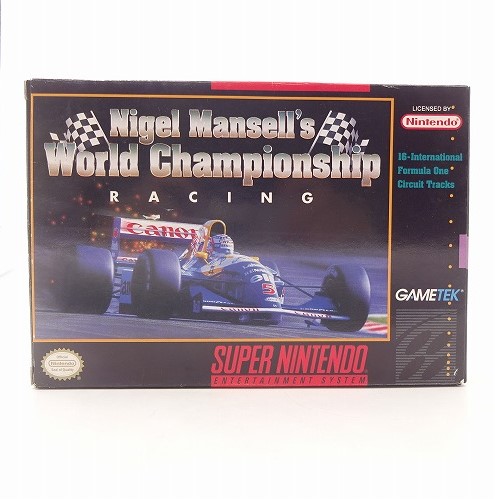 【中古ソフト】SNES｜NIGEL MANSELL’S WORLD CHAMPIONSHIP 海外版