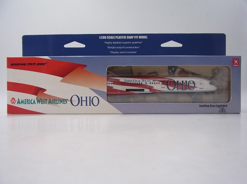 1/200 757-200 アメリカウエスト航空OHIO N905AW  Hogan