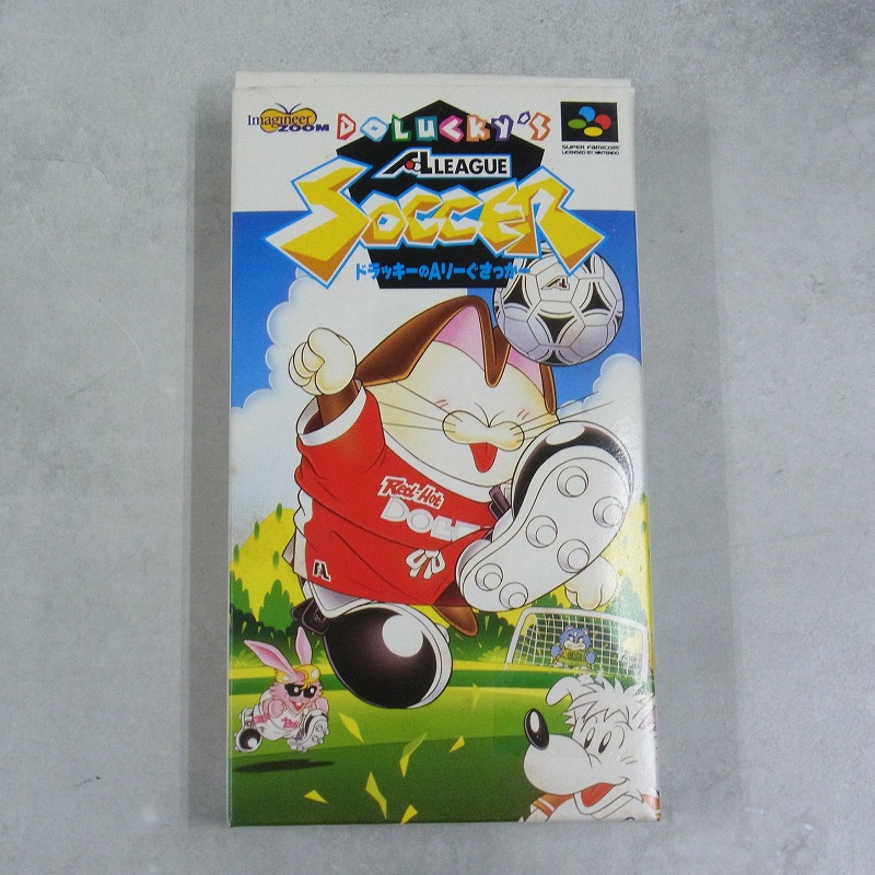 【中古ソフト】スーパーファミコン│ドラッキーのAりーぐさっかー