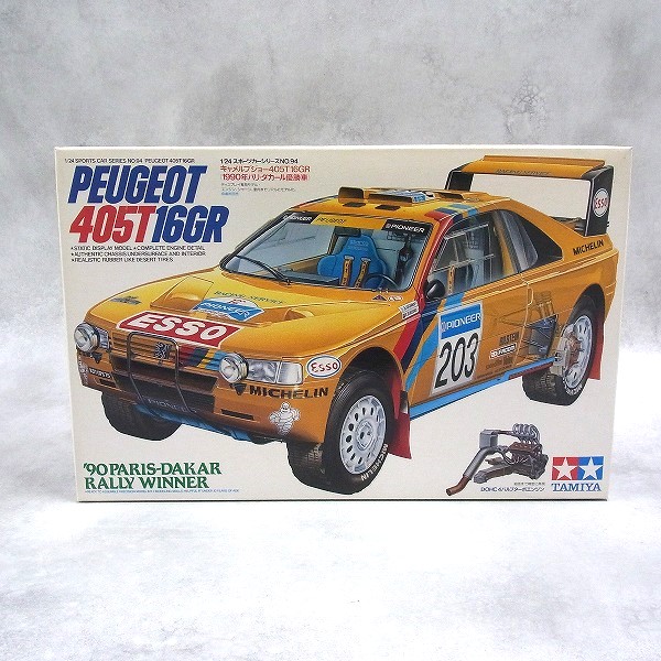 タミヤ 1/24 キャメルプジョー 405T 16GR 1990年 パリダカール優勝車 24094