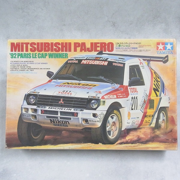 タミヤ 1/24 三菱 パジェロ ’92年 パリ～ル・カップ優勝車 24121