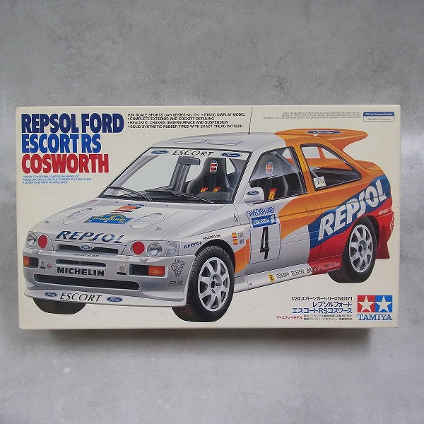 タミヤ 1/24 レプソル フォード エスコートRS コスワース 24171 + 別売レジンキット付き