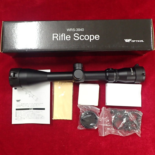 WF Optical 3-9×40 ライフルスコープ 実銃対応