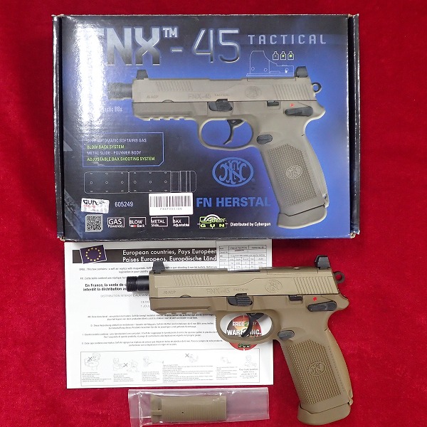 CYBERGUN FNX-45 TACTICAL ガスブローバック メタルスライド