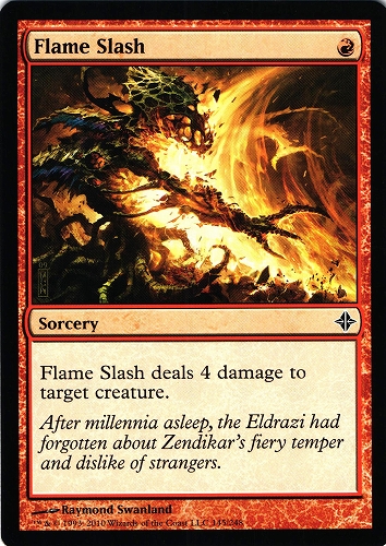 中古MTG【ROE】炎の斬りつけ / Flame Slash《英》（MTG/マジック:ザ・ギャザリング）【管理:M0915A】