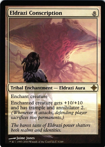 中古MTG【ROE】エルドラージの徴兵 / Eldrazi Conscription《英》（MTG/マジック:ザ・ギャザリング）【管理:M0918】