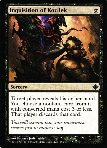 中古MTG【ROE】コジレックの審問 / Inquisition of Kozilek《英》（MTG/マジック:ザ・ギャザリング）【管理:M0919】